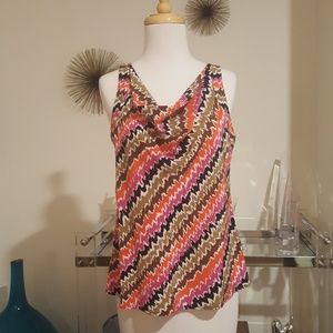 Trina Turk 100% Silk Blouse EUC Med